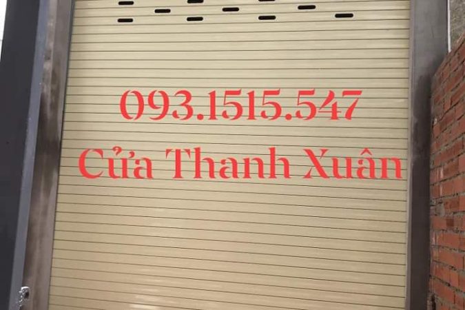 Báo giá cửa cuốn kéo tay
