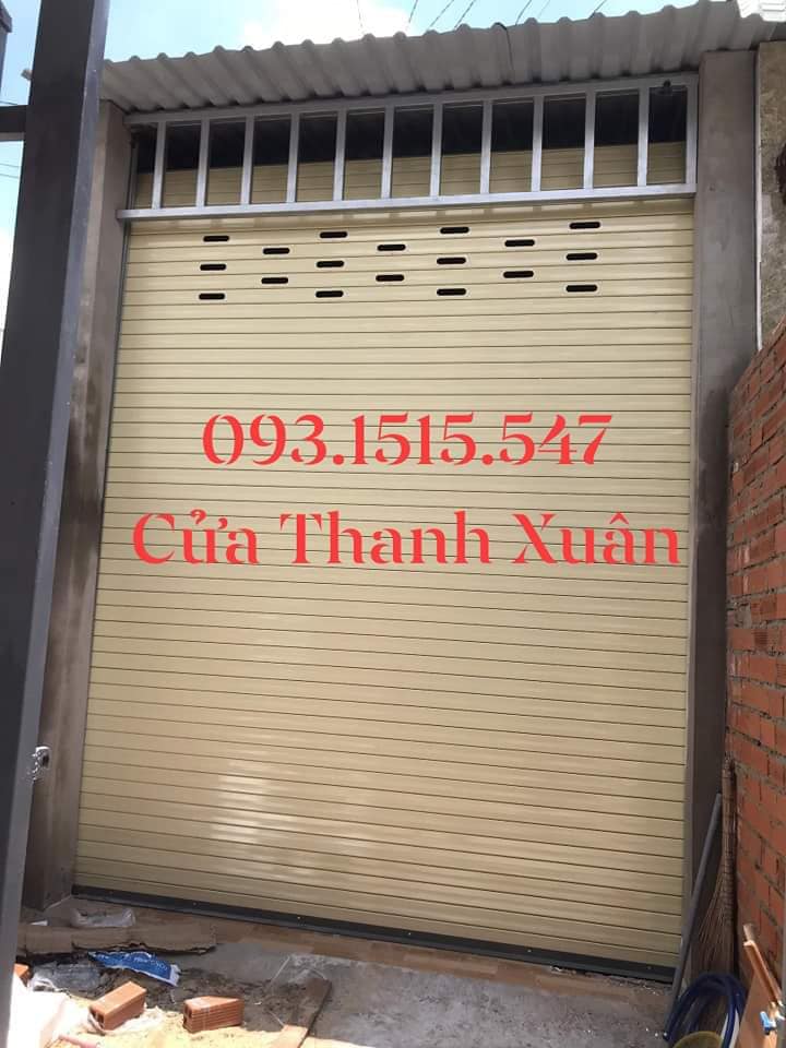 Báo giá cửa cuốn kéo tay